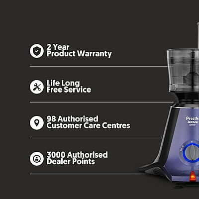 Preethi Zodiac Glitter MG 264, 750 Watt Mixer Grinder, 5 Jars Preethi Zodiac Glitter MG 264, 750 Watt Mixer Grinder, 5 Jars
