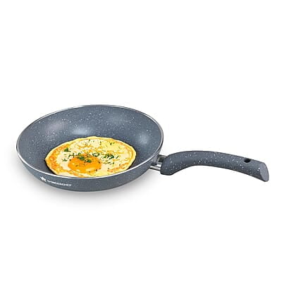 Wonderchef Aluminium Granite Frying Pan, Grey, 20cm, 1L