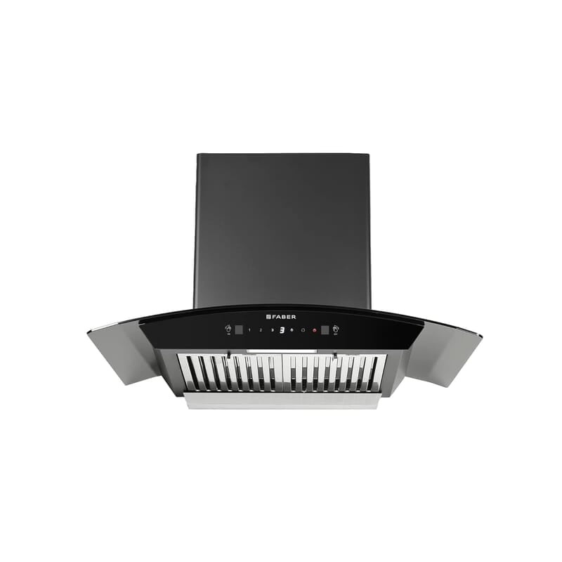 Faber 75 cm 1500 m³/hr Autoclean Curved Shape Kitchen Chimney HOOD PRIMUS PLUS ENERGY IN HCSC BK 75 with SS Baffle Filter Faber 75 cm 1500 m³/hr Autoclean Curved Shape Kitchen Chimney HOOD PRIMUS PLUS ENERGY IN HCSC BK 75 with SS Baffle Filter