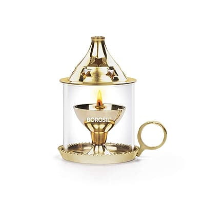 Borosil Medium Size Mangal Diya Decorative Brass Glass Oil Lamp | Borosil Medium Size Mangal Diya Decorative Brass Glass Oil Lamp |
