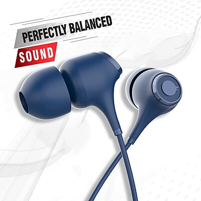 Blaupunkt EM01 in-Ear Wired Earphone with Mic and Deep Bass HD Sound Mobile Headset with Noise Isolation and with customised Extra Ear gels Blaupunkt EM01 in-Ear Wired Earphone with Mic and Deep Bass HD Sound Mobile Headset with Noise Isolation and with customised Extra Ear gels