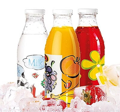 Treo by Milton Ivory Premium Glass Printed Bottle 1000 ml, 1 Pc Treo by Milton Ivory Premium Glass Printed Bottle 1000 ml, 1 Pc
