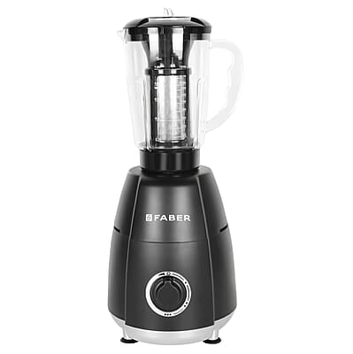 Faber Crown 800W Blender Mixer Grinder, 3 SS clip lock jars + 1 PC jar copper motor, up to 20000 rpm speed Faber Crown 800W Blender Mixer Grinder, 3 SS clip lock jars + 1 PC jar copper motor, up to 20000 rpm speed