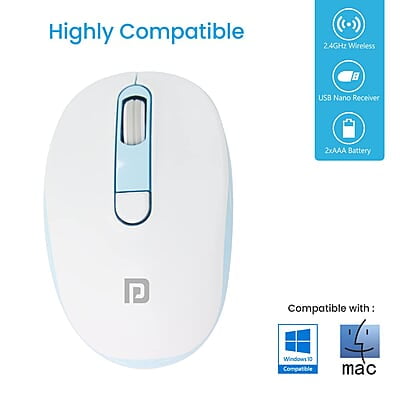 Portronics Toad 11 Wireless Mouse, 2.4 GHz Connectivity with USB Nano Dongle, Adjustable DPI Up To 1600, Ambidextrous for Laptop, MacBook, PC Portronics Toad 11 Wireless Mouse, 2.4 GHz Connectivity with USB Nano Dongle, Adjustable DPI Up To 1600, Ambidextrous for Laptop, MacBook, PC