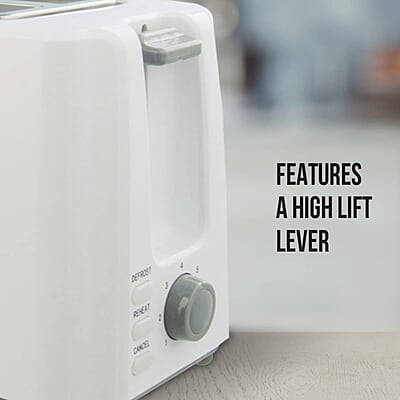 Havells Crisp Plus Pop-Up Toaster, White, 750 Watts Havells Crisp Plus Pop-Up Toaster, White, 750 Watts
