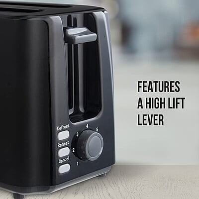 Havells Crisp Plus 750 Watts Pop up Toaster (Black)