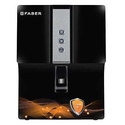 Faber C-Guard Plus (RO + UV + MAT + Vitamin C)  7L Storage 7 Stage Filtration Pre & Post Carbon Upto 2500 PPM TDS