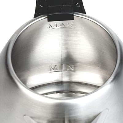 Borosil Rio 1.5 L Electric Kettle, Stainless Steel Inner Body, Boil Water For Tea, Coffee, Soup, Silver