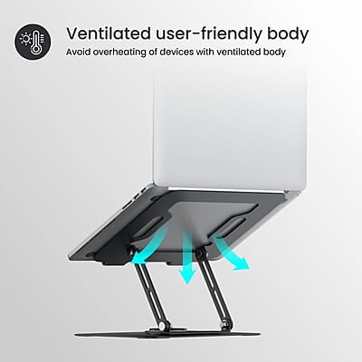 Portronics My Buddy K9 - Portable Laptop Stand - Adjustable elevation levels