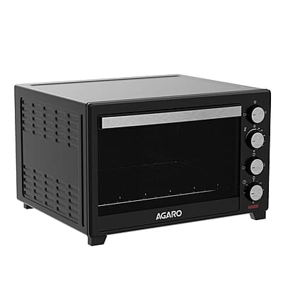 AGARO Marvel 38 Liters Oven Toaster Griller,Motorised Rotisserie&Convection Cake Baking Otg With 3 Heating Mode ,(Black),1600 Watts AGARO Marvel 38 Liters Oven Toaster Griller,Motorised Rotisserie&Convection Cake Baking Otg With 3 Heating Mode ,(Black),1600 Watts