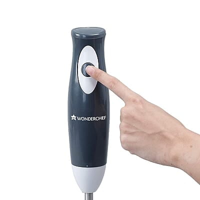 Wonderchef Ultima Plus Electric Hand Blender Easy Control Grip Single Push Button Operation  300W
