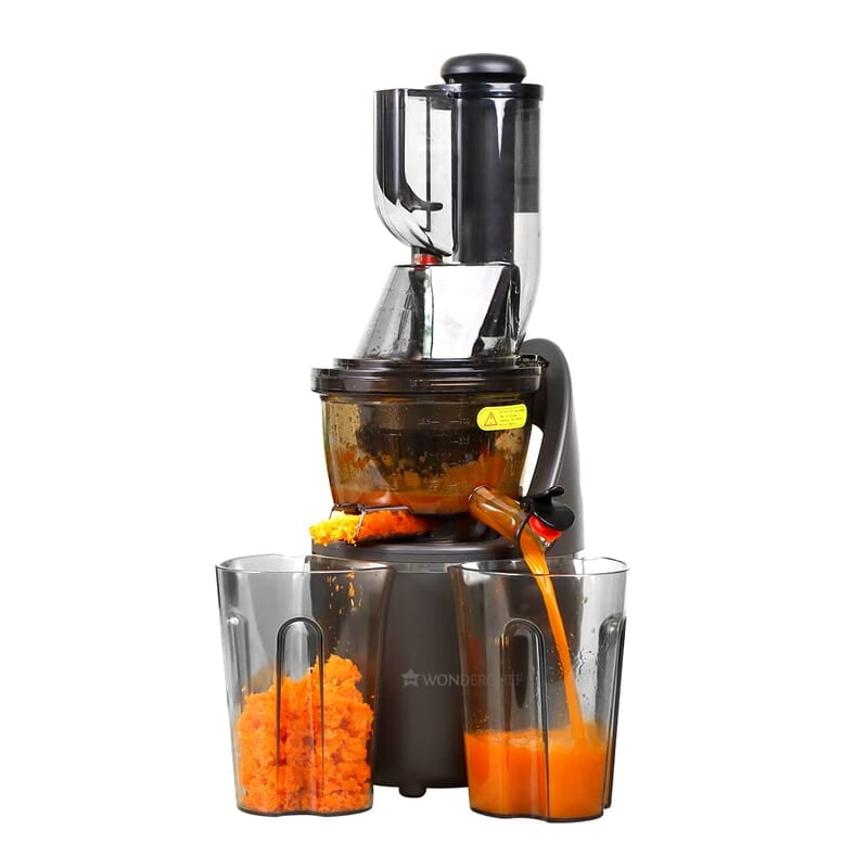 Wonderchef Regalia Full Fruit Cold Press Slow Juicer 55 Rpm Slow Juicer 240 Watts Powerful Dc Motor Wonderchef Regalia Full Fruit Cold Press Slow Juicer 55 Rpm Slow Juicer 240 Watts Powerful Dc Motor