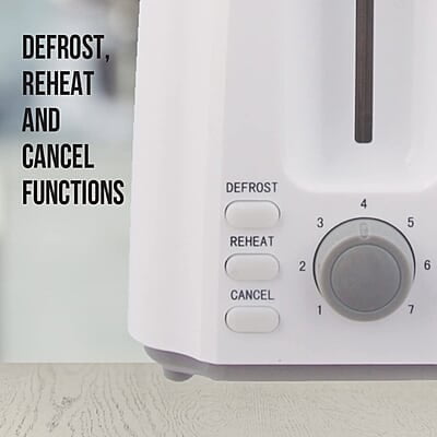 Havells Crisp Plus Pop-Up Toaster, White, 750 Watts Havells Crisp Plus Pop-Up Toaster, White, 750 Watts