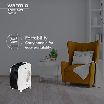 Havells Warmio Room Heater (2000 Watts, White) Havells Warmio Room Heater (2000 Watts, White)