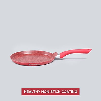 Wonderchef Royal Velvet Non-Stick Dosa Tawa 3 mm 28cm Non-Stick Tawa Virgin Grade Aluminium Wonderchef Royal Velvet Non-Stick Dosa Tawa 3 mm 28cm Non-Stick Tawa Virgin Grade Aluminium