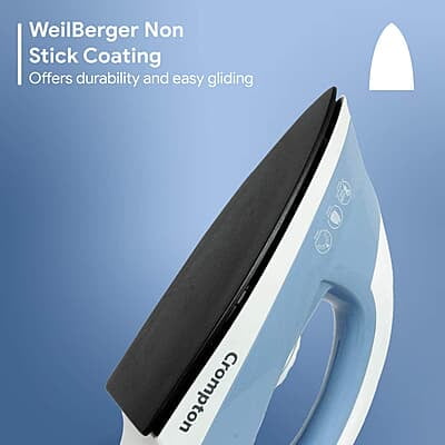 Crompton Brio 1000-Watts Dry Iron with Weilburger coating Crompton Brio 1000-Watts Dry Iron with Weilburger coating