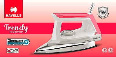 Havells Trendy 750 watt Dry Iron Havells Trendy 750 watt Dry Iron