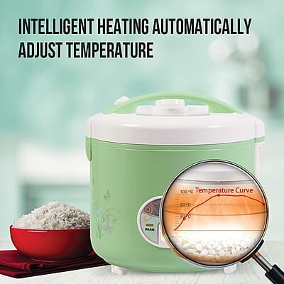 Havells Max Cook Dlx Cl 2.8 Ltr Rice Cooker, 2.8 Liter, Light Green Havells Max Cook Dlx Cl 2.8 Ltr Rice Cooker, 2.8 Liter, Light Green