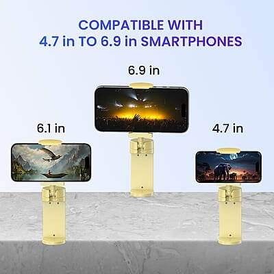 Portronics Mobot Clip Mobile Holder with 360° Adjustable Angles, Light Weight, Pocket Friendly, Mobile Stand for Table Portronics Mobot Clip Mobile Holder with 360° Adjustable Angles, Light Weight, Pocket Friendly, Mobile Stand for Table