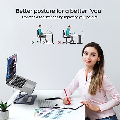 Portronics My Buddy K10 Portable Laptop Stand with Multiple Height Adjustable Angles, Fan-Based Ventilated Bottom Portronics My Buddy K10 Portable Laptop Stand with Multiple Height Adjustable Angles, Fan-Based Ventilated Bottom