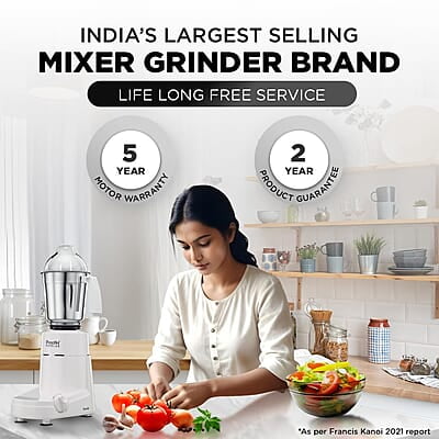 Preethi Popular MG 142 750-Watt Mixer Grinder with 3 Jars Preethi Popular MG 142 750-Watt Mixer Grinder with 3 Jars