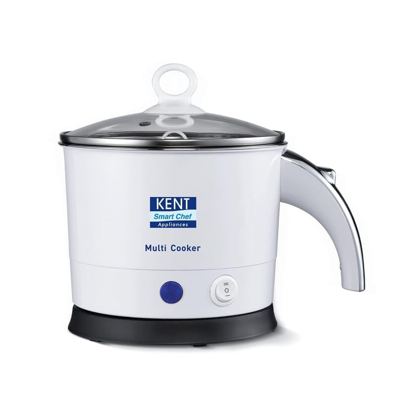 KENT Kettle Multicooker Cum Steamer 1.2 liters 800W| Boiling of Water, Tea ,Eggs , Instant Noodle Maker, Steaming idlis, Momos |Inner Stainless Steel without joint and welding & Cool Touch Outer Body KENT Kettle Multicooker Cum Steamer 1.2 liters 800W| Boiling of Water, Tea ,Eggs , Instant Noodle Maker, Steaming idlis, Momos |Inner Stainless Steel without joint and welding & Cool Touch Outer Body