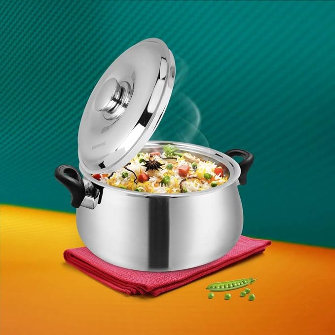 Signora ware Hot Delight Casserole With Handle ,Steel Lid, 1 Liter Signora ware Hot Delight Casserole With Handle ,Steel Lid, 1 Liter