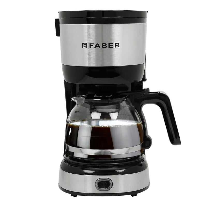 Faber 800W Drip Coffee Machine Brew 6 Cups Coffee in Less Than 6 mins 0.6L Capacity Faber 800W Drip Coffee Machine Brew 6 Cups Coffee in Less Than 6 mins 0.6L Capacity