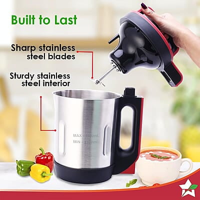 Wonderchef NEO Automatic Soup Maker 1.6 Litre 900W Heater