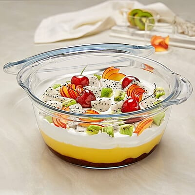 BOROSIL SS COOKFRESH TRI-PLY DEEP KADHAI WITH LID