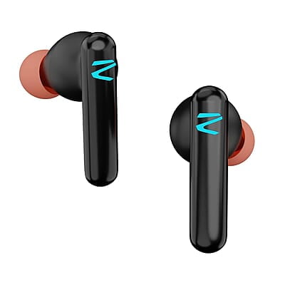 Zebronics Sound Bomb G1 Gaming Bluetooth True Wireless Stereo in Ear Earbuds, 50Ms Low Latency, AAC Support, Flash Connect, Deep Bass, Splash Proof, Voice Assistant, Bt V5.0 with Mic Zebronics Sound Bomb G1 Gaming Bluetooth True Wireless Stereo in Ear Earbuds, 50Ms Low Latency, AAC Support, Flash Connect, Deep Bass, Splash Proof, Voice Assistant, Bt V5.0 with Mic