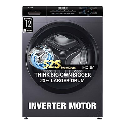 Haier 7 Kg 5 Star Inverter Direct Motion Motor Fully Automatic Front Load Washing Machine Haier 7 Kg 5 Star Inverter Direct Motion Motor Fully Automatic Front Load Washing Machine