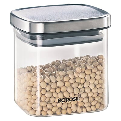 BOROSIL MICROWAVABLE KLIP - N - STORE SQUARE- 1L BOROSIL MICROWAVABLE KLIP - N - STORE SQUARE- 1L