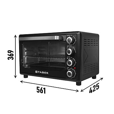 Faber FOTG BK 45 Liter (OVEN TOASTER GRILLER FOTG 45L,) Black, Medium Faber FOTG BK 45 Liter (OVEN TOASTER GRILLER FOTG 45L,) Black, Medium