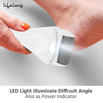 Lifelong Callus Remover for Feet Foot Scrubber for Dead Skin, 3 Changeable Roller Heads, Foot Scrubber Lifelong Callus Remover for Feet Foot Scrubber for Dead Skin, 3 Changeable Roller Heads, Foot Scrubber