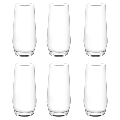 Treo by Milton Bourbon Water Tumbler, 6 Pieces Set, 330 ml Each, Transparent Treo by Milton Bourbon Water Tumbler, 6 Pieces Set, 330 ml Each, Transparent
