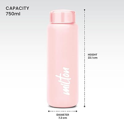 MILTON Aqua 750 Stainless Steel Water Bottle, 750 mlSingle walled Leak Proof