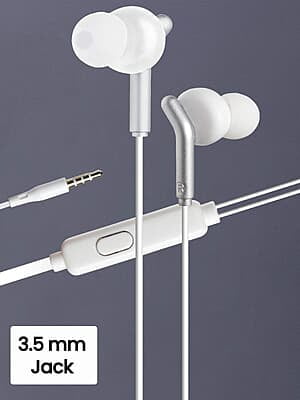 Zebronics Zeb-Bro in Ear Wired Earphones with Mic, 3.5mm Audio Jack, 10mm Drivers, Phone/Tablet Compatible Zebronics Zeb-Bro in Ear Wired Earphones with Mic, 3.5mm Audio Jack, 10mm Drivers, Phone/Tablet Compatible