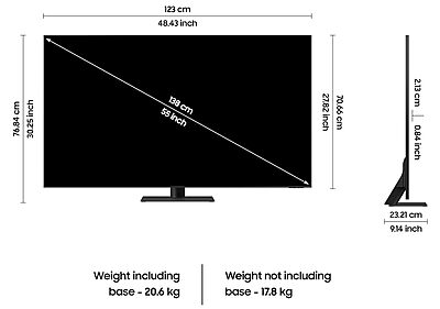 Samsung 138 cm (55 inches) 4K Ultra HD Smart Neo QLED TV QA55QN95CAKLXL Samsung 138 cm (55 inches) 4K Ultra HD Smart Neo QLED TV QA55QN95CAKLXL