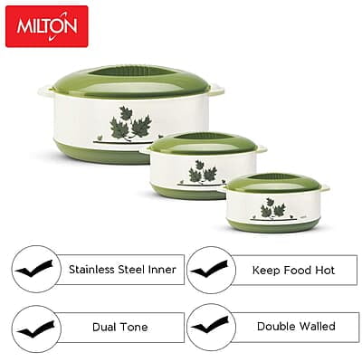 MILTON Orchid Jr. Casserole Gift Set of 3 MILTON Orchid Jr. Casserole Gift Set of 3