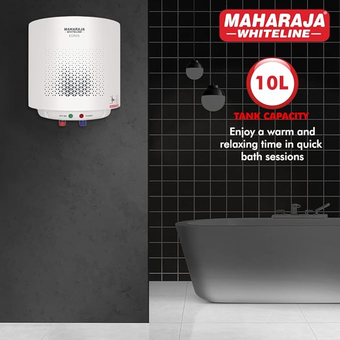 Maharaja Whiteline Ednis Neo Water Heater/Geyser, 10 Liters Maharaja Whiteline Ednis Neo Water Heater/Geyser, 10 Liters