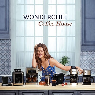 Wonderchef Regalia Fully Automatic Coffee Machine with Large 7 Inches Display Wonderchef Regalia Fully Automatic Coffee Machine with Large 7 Inches Display