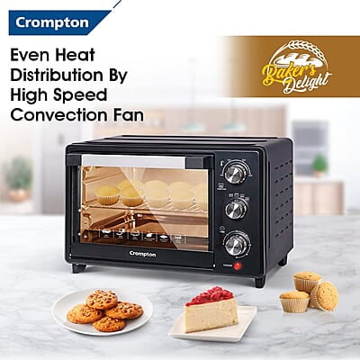 Crompton Baker's Delight 25 Ltr Oven Toaster Grill (OTG) with convection