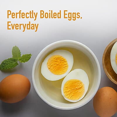 KENT Instant Egg Boiler | 360-Watt | Boil 7 Eggs at a Time | 3 Boiling Modes | Stainless Steel Body & Heating Plate | Automatic Power Off | Accessories Available KENT Instant Egg Boiler | 360-Watt | Boil 7 Eggs at a Time | 3 Boiling Modes | Stainless Steel Body & Heating Plate | Automatic Power Off | Accessories Available