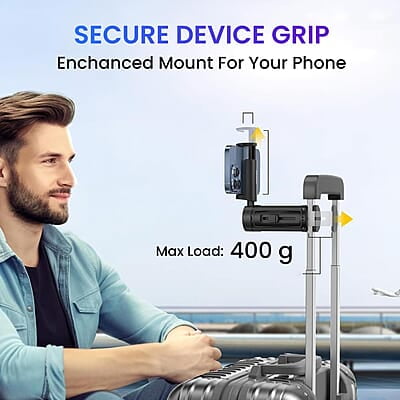 Portronics Mobot Clip Mobile Holder with 360° Adjustable Angles, Light Weight, Pocket Friendly, Mobile Stand for Table Portronics Mobot Clip Mobile Holder with 360° Adjustable Angles, Light Weight, Pocket Friendly, Mobile Stand for Table