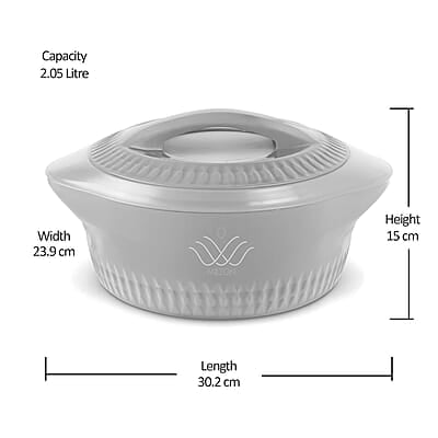 Milton Royal 2500 Insulated Inner Stainless Steel Casserole, 2.05 Litres