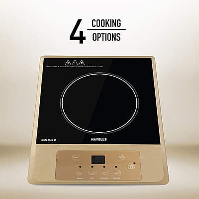 Havells Induction Cooktop Insta Cook 4 Cooking Options Glass Ceramic Plate Havells Induction Cooktop Insta Cook 4 Cooking Options Glass Ceramic Plate