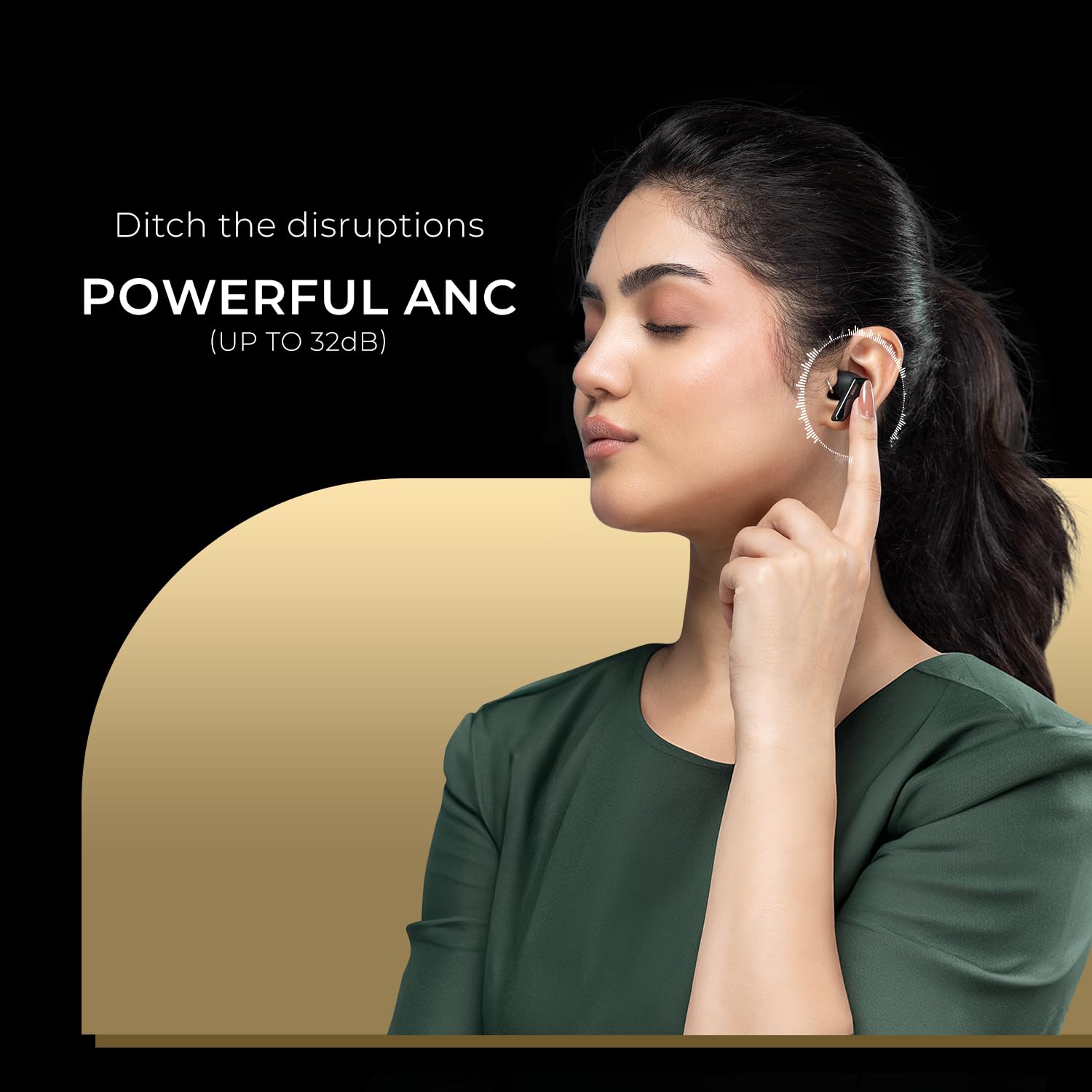 Noise Buds N1 Pro in-Ear Truly Wireless Earbuds with Metallic Finish, ANC