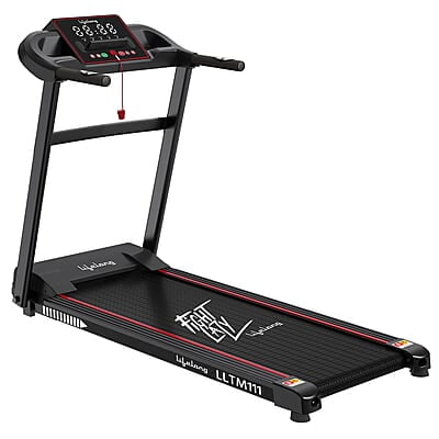 Lifelong FitPro LLTM111 (2.5 HP Peak) Motorized Treadmill for Home with 12 preset Workouts, Max Speed 14km/hr., Bluetooth Speaker Max. User Weight 110kg