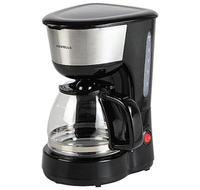 Havells Drip CAFE-N 6 -600 Watt 6 Cup filter coffee maker with Anti-drip valve